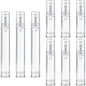 9pcs Airless Travel Pump Bottle, Empty Refillable Vacuum Pump Bottle, 5ml 10ml 15ml Plastic Press Lotion Travel Container for DIY Cosmetic Foundation Toiletries- Clear - color: Clear-9pcs-5,10,15ml