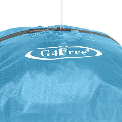 G4Free 20L Lightweight Packable Backpack Travel Hiking Daypack Foldable Backpack for Men Women - color: A-blue