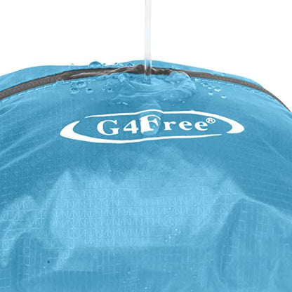 G4Free 20L Lightweight Packable Backpack Travel Hiking Daypack Foldable Backpack for Men Women - color: A-blue