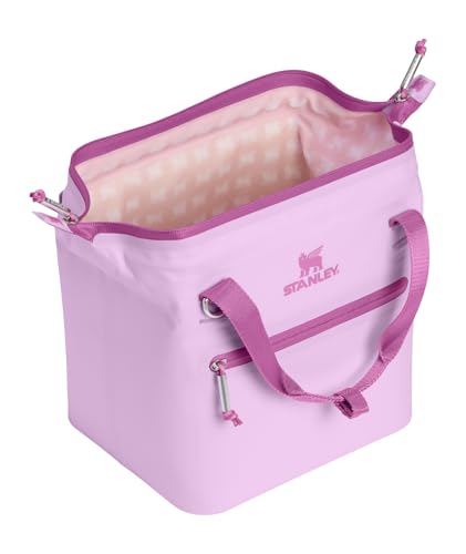Stanley All Day Julienne Soft Cooler Bag and Lunch Box | Insulated Travel Bag with Zipper | BPA-Free - color: Soft Orchid, style: Mini