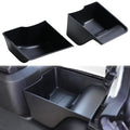 RBR Wheel Well Storage Bin Trunk Organizer Box Compatible with 2024 2025 Jeep Wrangler JL Unlimited 2/4 Door 4XE Interior Accessories Rear Cargo Right Left Tray 2 Pack Black