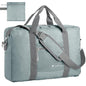 For Frontier Airlines Personal Item Travel Bag 18 x 14 x 8 Inches, Foldable Under Seat Duffel Bags for Spirit Airplane 14 x 18 x 8 Inches, Minimalist Overnight Bag for Women or Men Air Travel [Grey]
