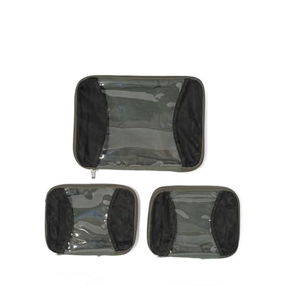 Baggallini Compression Cube 3-piece set - Lightweight Compression Packing Cubes for Travel - color: Thyme
