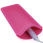 1Pack Silicone Heat Resistant Mat Pouch for Hair Straightener, Curling Iron, Flat Iron and Hot Hair Tools Pink - color: Pink, size: 1 Pack