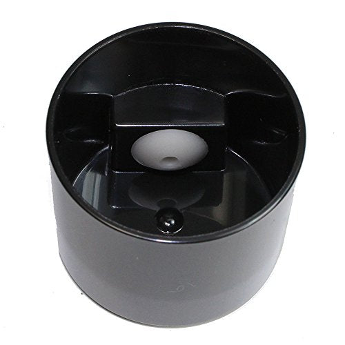 Vitavac - 5g to 20 grams Vacuum Sealed Container - Black Cap & Clear Body - color: Black Clear