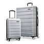 Samsonite Omni 2 Hardside 2 Piece Set - Includes Global Carry-On & Large Checked Suitcases - 360° Dual Spinner Wheels - Integrated TSA Lock & Expansion - Amazon Exclusive - Arctic Silver - color: Arctic Silver, size: 2-Piece Set (Carry-on/Large)