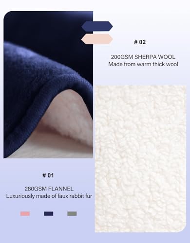 Car Heated Blanket, 12/24V Portable Heated Blanket for Car, Machine Washable Flannel Travel Blanket, 3 Heating Levels, 60x44 Inches, 4-in-1 Design, Convenient for Camping,Navy Blue - color: Pro Navy Blue