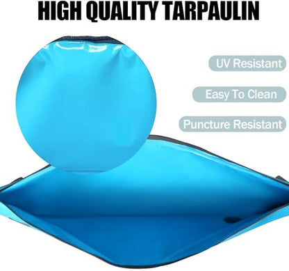 MORXPLOR Insulated Fish Cooler Bag for Fishing 41x17 47x17In 50x20In 60x24 72x30 80X40 Inches,Large Insulated Fish Kill Bag,Fishing Catch Bag Cooler with Water-resistant Zipper - color: 47 inches blue