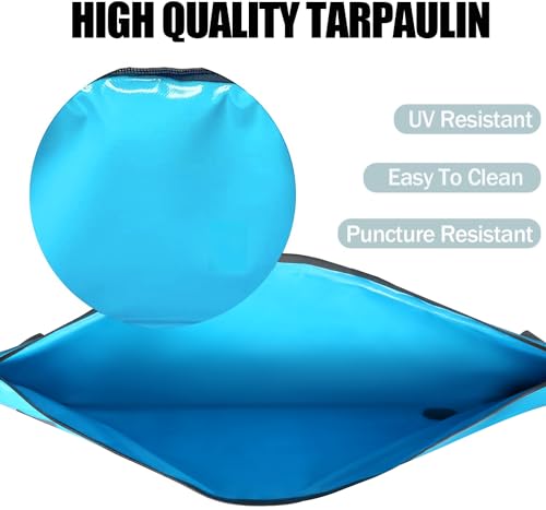 MORXPLOR Insulated Fish Cooler Bag for Fishing 41x17 47x17In 50x20In 60x24 72x30 80X40 Inches,Large Insulated Fish Kill Bag,Fishing Catch Bag Cooler with Water-resistant Zipper - color: 41inch Blue