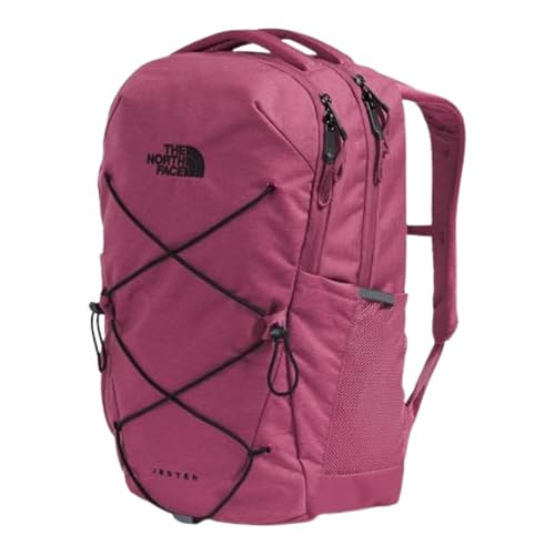 THE NORTH FACE Women's Jester Everyday Laptop Backpack - PFAS Free, Cyber Berry Dark Heather, One Size - color: Cyber Berry Dark Heather