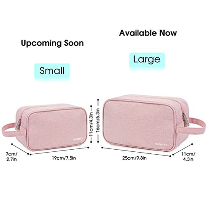 Narwey Travel Toiletry Bag for Women Traveling Dopp Kit Travel Bag for Toiletries Cosmetic Bag Makeup Bag Medicine Bag for Traveling (Pink) - color: A-Pink