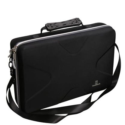 Tourmate Hard Storage Case for BOIFUN/YOTON/POFOTO/PJGCWB/WONNIE 17.5" Portable DVD Player，14'' 15.5" 15.7" 16.9" With Fixed Spring Rope EVA Box (Only Case)(Only BOX) - color: Black