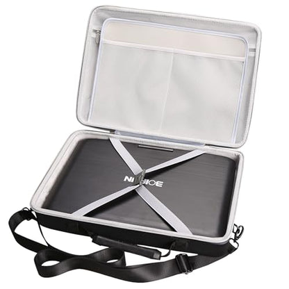 Tourmate Hard Storage Case for BOIFUN/YOTON/POFOTO/PJGCWB/WONNIE 17.5" Portable DVD Player，14'' 15.5" 15.7" 16.9" With Fixed Spring Rope EVA Box (Only Case)(Only BOX) - color: Black
