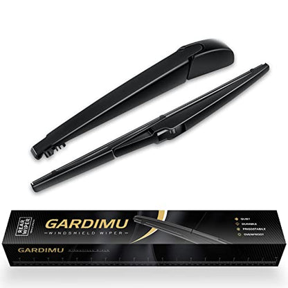 Replacement for Hyundai Santa Fe 2007 2008 2009 2010 2011 2012 Rear Windshield Wiper Blade and Arm Assembly-Car Back window wiper Arm Blade Complete Set - size: For Hyundai Santa Fe 2007-2012