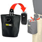 [MAGG HEVI] Nail & Screw Pouch with Belt Clip, Tools Organizer Pouch Bag with Snap Spring Closure for Men, Electrician, Carpenter, HVAC Tech, Technician, Handy Man, Plumber and Contractor - size: Rotating Snap Closure
