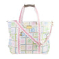 Lilly Pulitzer Beach and Picnic Cooler, Insulated Bag with Adjustable Shoulder Strap and Zipper, Soft Cooler - color: Sun Tiles Home