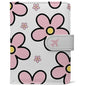 Passport Holder, Travel Wallet Cover with Pen Loop | Cute RFID Blocking Leather Case with Magnetic Closure for Travel Essentials-Posy - color: G-Posy