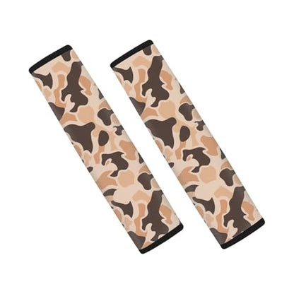 Duck Camo Car Seat Belt Cover Safety Belt Cover Anti-Slip Shoulder Strap Protects 2 PCS Comfortable Driving Universal Auto Seat Straps Fit for Vehicle, Truck, SUV - color: Duck Camo