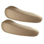 FH Group Flat Cloth Fabric Beige Armrest Cover Semi-Universal Fit, One Pair Beige - color: Beige, style: Armrest Cover