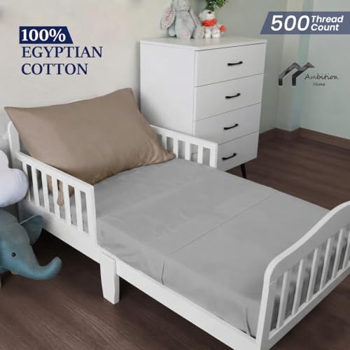 Toddler Travel Small Pillow Cases 12x16 Inch Taupe Zipper Closure Pack of 2, Travel Pillowcase 500 Thread Count 100% Cotton Toddler Small Pillow Cases 12x16 Inch, Taupe - color: Taupe, size: Toddler 12x16