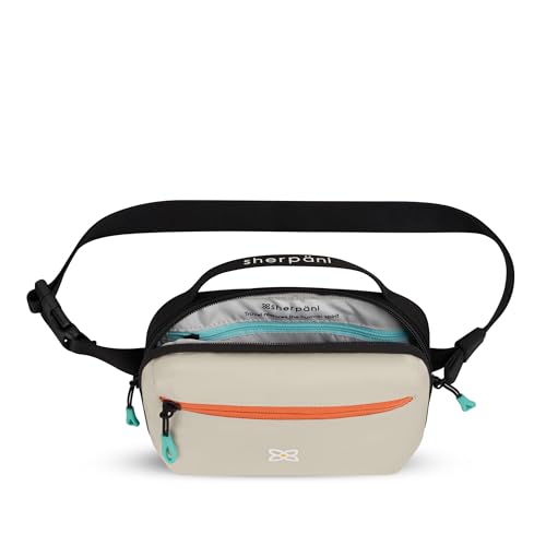 Sherpani Hyk, Small Sling Bag, 1L Belt Bag, Lightweight Travel Fanny Pack, Sling Crossbody Purse with RFID Blocking - color: Bluff
