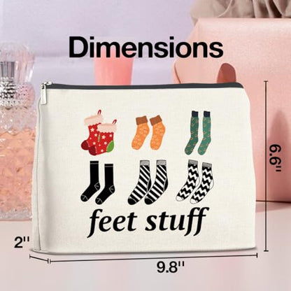 Travel Socks Organizer Bag Feet Stuff Storage Pack Zipper Pouch for Travel Suitcase Luggage