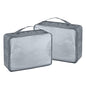 Packing Cubes Set, 2 Pcs Packing Organizers Set for Suitcases (Grey) - color: Grey