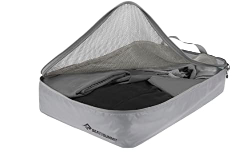 Sea to Summit Travelling Light Garment Mesh Bag Packing Organizer, Large, HighRise Grey - color: HighRise Grey, style: Large