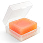 Ozner Travel Soap Case, Bar Soap Holder Fit Dr Squatch Soap, Shampoo Bar Holder for Traveling, Gym, Square Travel Soap Container with Draining Pad (Transparent White) - color: Transparent White