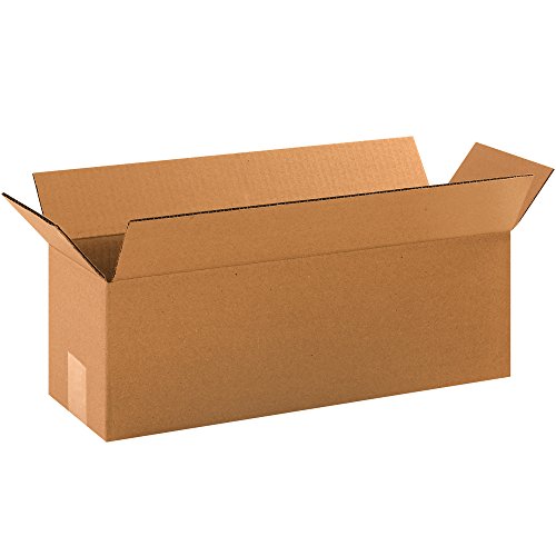 TAPE LOGIC 18 x 6 x 6 Corrugated Cardboard Boxes, Long 18"L x 6"W x 6"H, Pack of 25 | Shipping, Packaging, Moving, Storage Box for Home or Business, Strong Wholesale Bulk Boxes - size: 18" x 6" x 6"