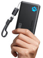 INIU 45W Fast Charging Portable Charger, 40% Smaller 10000mAh with Detachable Cable, Flight-Safe Travel Power Bank, USB C External Phone Battery Pack for iPhone 17 16 Pro iPad Samsung S26 Google etc - color: Black