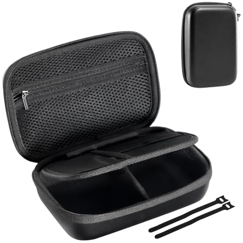 ProCase Hard Travel Electronic Organizer Case for MacBook Power Adapter Chargers Cables Power Bank Apple Magic Mouse Apple Pencil USB Flash Disk SD Card Small Portable Accessories Bag - color: Shadow Black, size: Small - 7.9 x 5.3 x 2.8 Inch