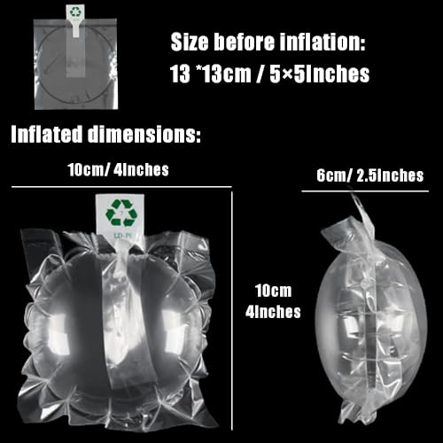 Ouliget Portable Bra Underwear Inflatable Bag,Bra Support Bag for Preventing Deformation,Traveling Lingerie Protective Organizer Bag,50 Pieces