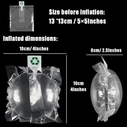 Ouliget Portable Bra Underwear Inflatable Bag,Bra Support Bag for Preventing Deformation,Traveling Lingerie Protective Organizer Bag,50 Pieces