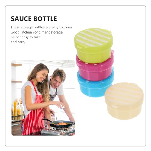 MAGICLULU 32pcs Small Condiment Containers with Lids, Portable Mini Sauce Boxes, Leakproof Salad Dressing Dispensers for Lunch Box, Picnic, and Travel Food Storage