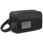 Tactical Toiletry Bag for Men Dry Wet Separate Dopp Kit Travel Hygiene Bag EDC Utility Tool Molle Pouch Mens Shaving Kit Travel shower Bags (Black) - color: Black