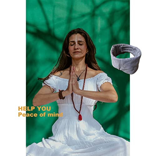 Fan Wu 100% Breathable Cotton Sleep Mask – Zero-Pressure Eye Mask for Side Sleepers | 99% Blackout for Travel & Home Use - Includes a Premium Travel Pouch