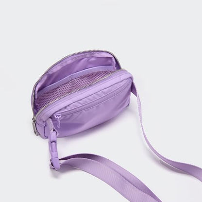 Pander Everywhere Belt Bag for Women, Fashion Waist Packs, Crossbody Bags, Everywhere Belt Bag with Adjustable Strap (Lilac Purple). - color: Lilac Purple