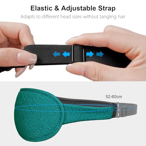 Gritin 100% Blackout Sleep Eye Mask for Women Men,Zero Eye Pressure Sleeping Mask-Ergonomic Design 3D Cutout Eye Movement and Eyelash Friendly Night Blindfold,Soft&Comfortable for Sleeping-Navy Blue - color: Navy Blue