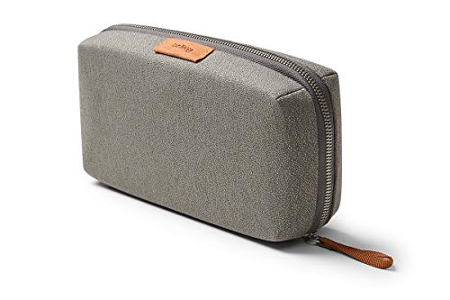 Bellroy Tech Kit (Tech Accessories Organizer Pouch, Zipper Closure Design, Stores Power Bank, Phone Charger, Cables & More, Internal) - color: Limestone