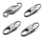Zpsolution Double Small Carabiner Clips - Zipper Clip Theft Deterrent - Securing Pulls Closed - Zipper Pull Replacement - color: 4 Black