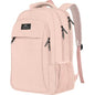MATEIN 15.6 inch Laptop Backpack, Cute Slim Computer Travel Backpack, Carry On Casual Daypack Bag Gifts for Women Teacher Nurse, Pink - color: Pink, size: 15.6 Inch