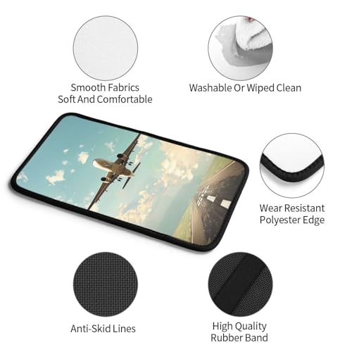 Airplane Printed Auto Center Console Cover, Universal Waterproof Car Armrest Box Pad, Car Interior Accessories,Car Armrest Seat Box Cover Protector for Most Vehicle SUV Truck Car