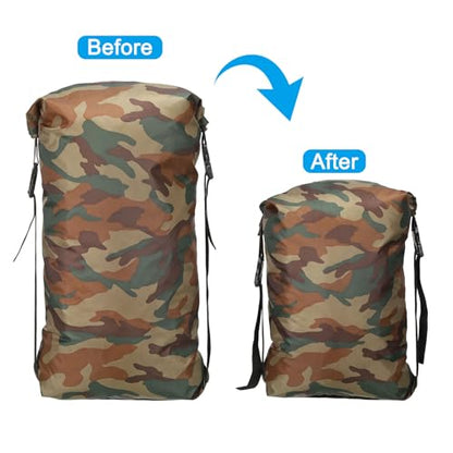 PATIKIL Compression Stuff Sack, Waterproof Sleeping Bag Storage Sack for Camping