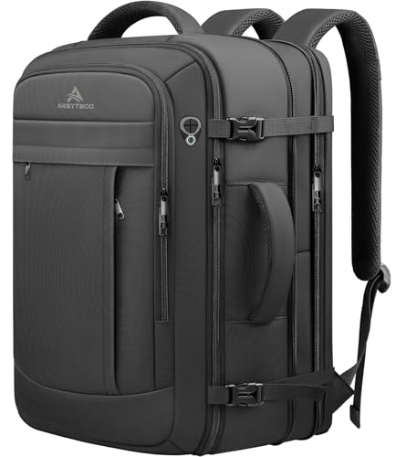 60L Extra Large Travel Laptop Backpack,3XL Expandable Carry On Backpack for Men, Big Capacity Heavy Duty Business Suitcase Daypack Bag Fits 18.4-19 Inch Laptops, Travel Gifts for Men Women, Black - color: Black, size: 18.4 Inch (22''x14''x11'')