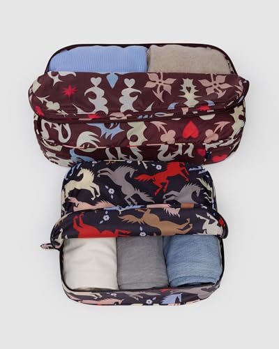 BAGGU Large Packing Cube Set - Western Cut Outs - color: Western Cut-Outs