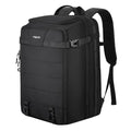 MOSISO 40L Travel Backpack for Women Men, 17-17.3 inch Expandable Extra Large Laptop Backpack Flight Approved Anti-theft, TSA Computer Daypack Bag with USB Port for Weekender Business Hiking, Black
