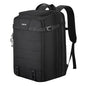 MOSISO 40L Travel Backpack for Women Men, 17-17.3 inch Expandable Extra Large Laptop Backpack Flight Approved Anti-theft, TSA Computer Daypack Bag with USB Port for Weekender Business Hiking, Black
