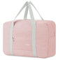 For Spirit Airlines Personal Item Bag Foldable Travel Duffel Bag Tote Carry on Luggage Duffle Overnight for Women and Men - color: 1112-Thick Series Pink