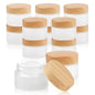 12-Pack White Matte Glass Bottles 1oz Cosmetic Containers for Skincare Travel-Friendly Refillable Leak-Proof Design - size: 1oz